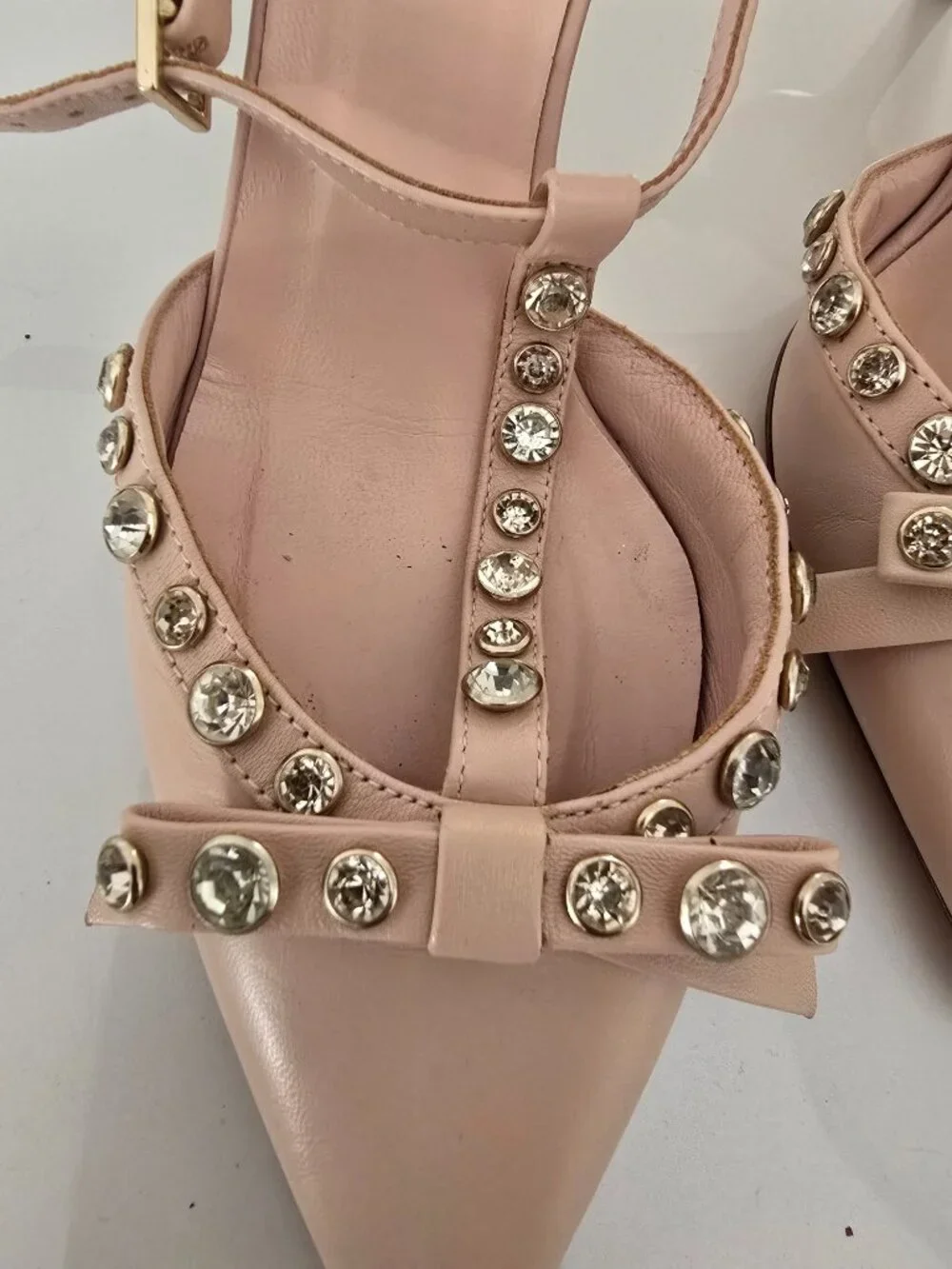 Kate Spade Julianna Jeweled Blush Pump